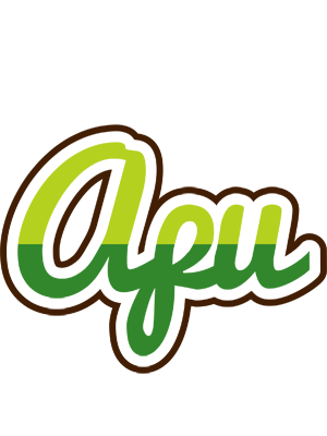 Apu golfing logo