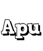 Apu snowing logo