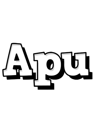 Apu snowing logo