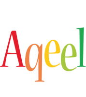 Aqeel birthday logo