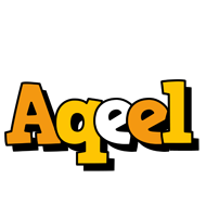 Aqeel cartoon logo