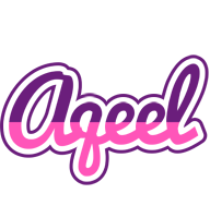 Aqeel cheerful logo