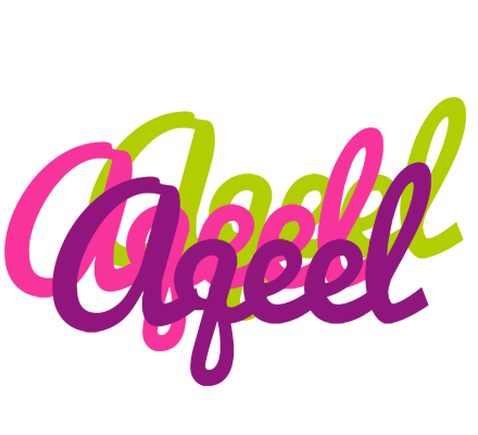 Aqeel flowers logo