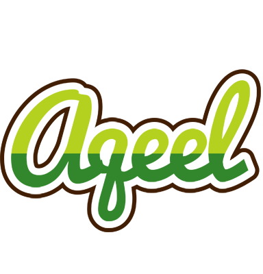 Aqeel golfing logo