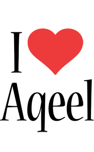 Aqeel i-love logo