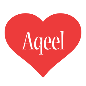 Aqeel love logo