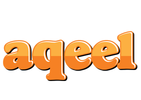 Aqeel orange logo