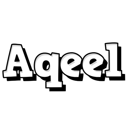 Aqeel snowing logo
