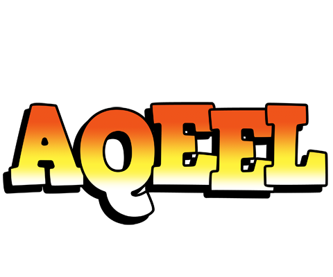 Aqeel sunset logo