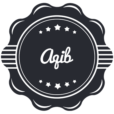 Aqib badge logo