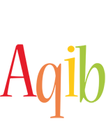 Aqib birthday logo