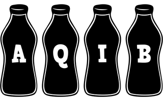 Aqib bottle logo