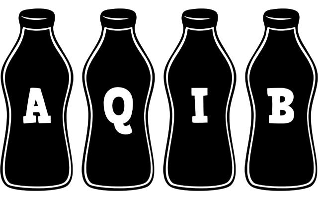 Aqib bottle logo