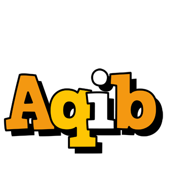 Aqib cartoon logo