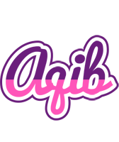 Aqib cheerful logo