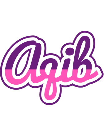 Aqib cheerful logo