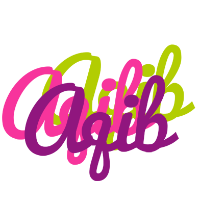 Aqib flowers logo