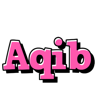 Aqib girlish logo