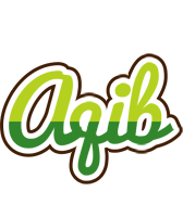 Aqib golfing logo