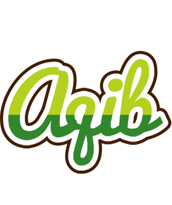 Aqib golfing logo