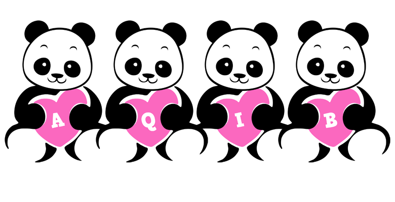Aqib love-panda logo