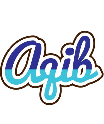 Aqib raining logo