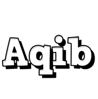 Aqib snowing logo