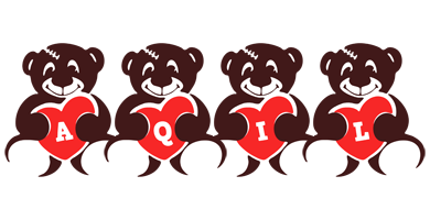 Aqil bear logo