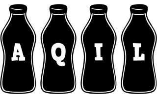 Aqil bottle logo