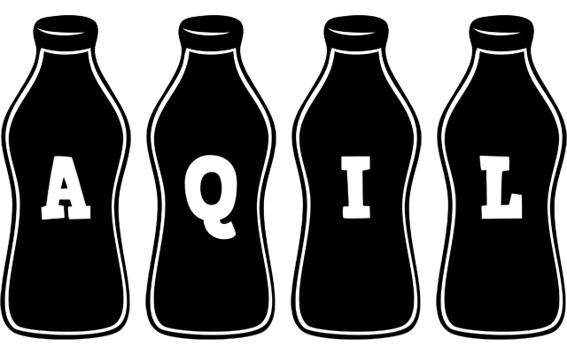 Aqil bottle logo