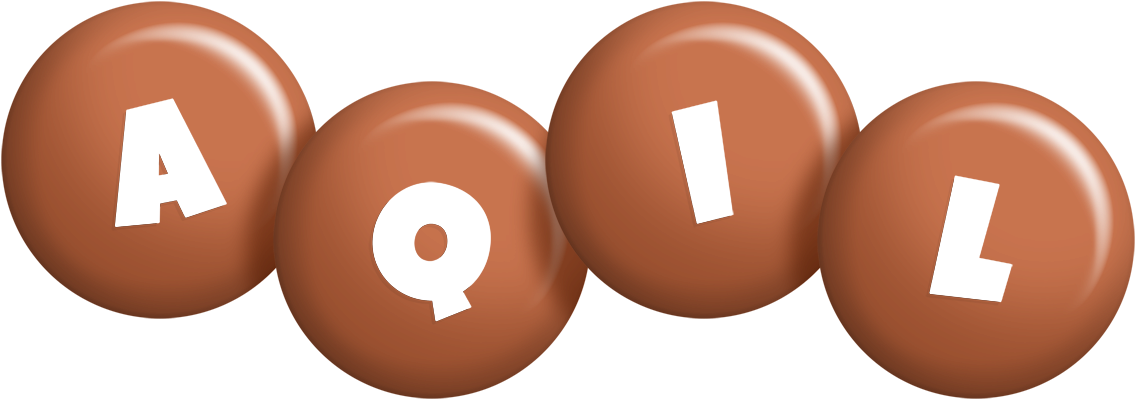 Aqil candy-brown logo