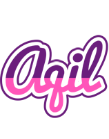 Aqil cheerful logo