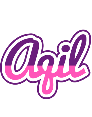 Aqil cheerful logo