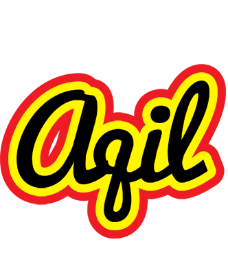Aqil flaming logo