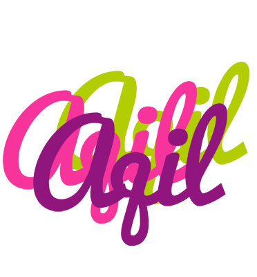 Aqil flowers logo