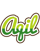 Aqil golfing logo