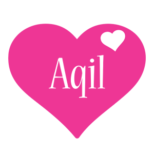 Aqil love-heart logo