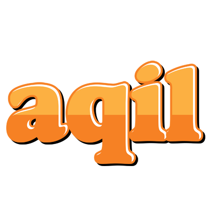 Aqil orange logo