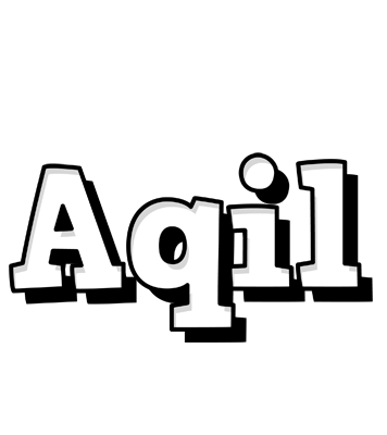 Aqil snowing logo