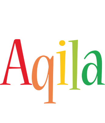 Aqila birthday logo