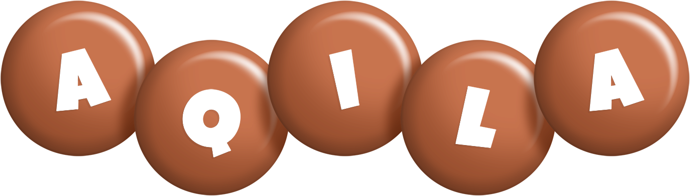 Aqila candy-brown logo