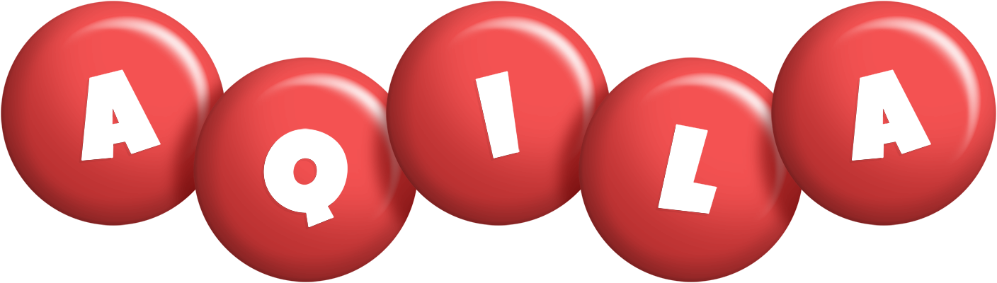 Aqila candy-red logo