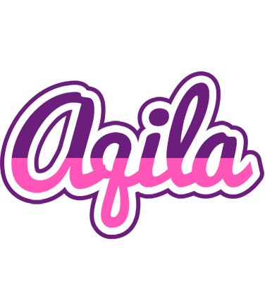 Aqila cheerful logo