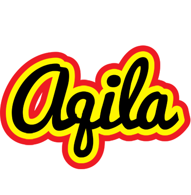 Aqila flaming logo
