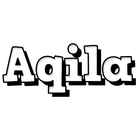 Aqila snowing logo