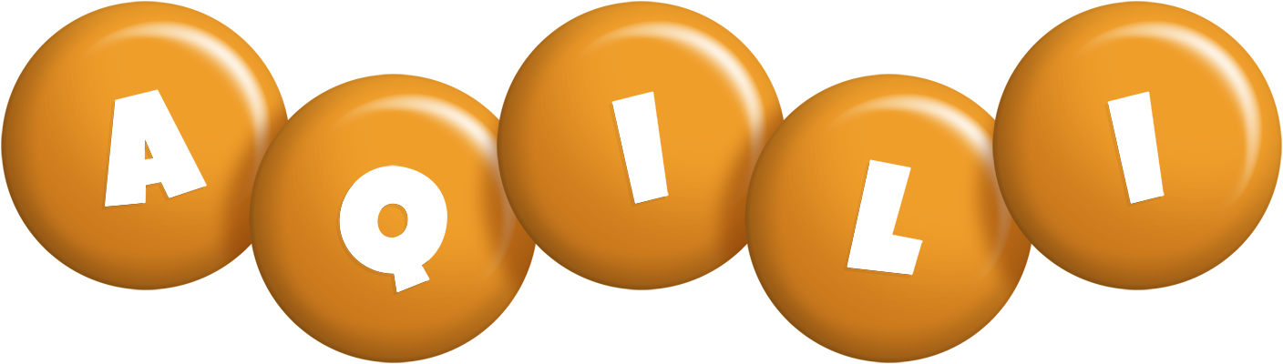 Aqili candy-orange logo