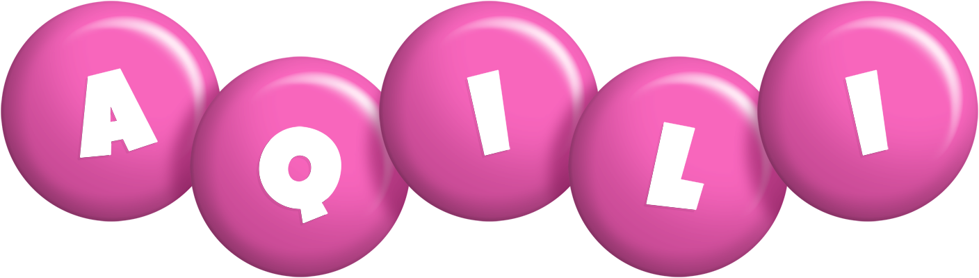 Aqili candy-pink logo