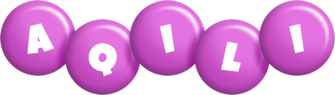Aqili candy-purple logo