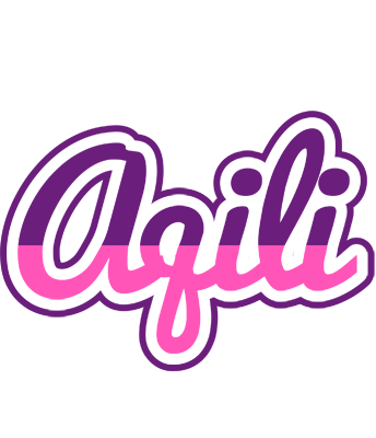Aqili cheerful logo