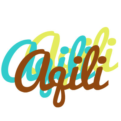Aqili cupcake logo